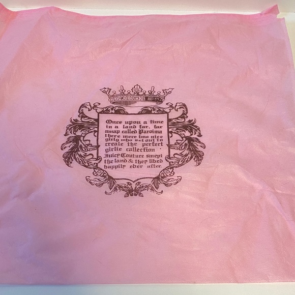 Juicy Couture Handbags - Juicy Couture Pink Decorative Bag